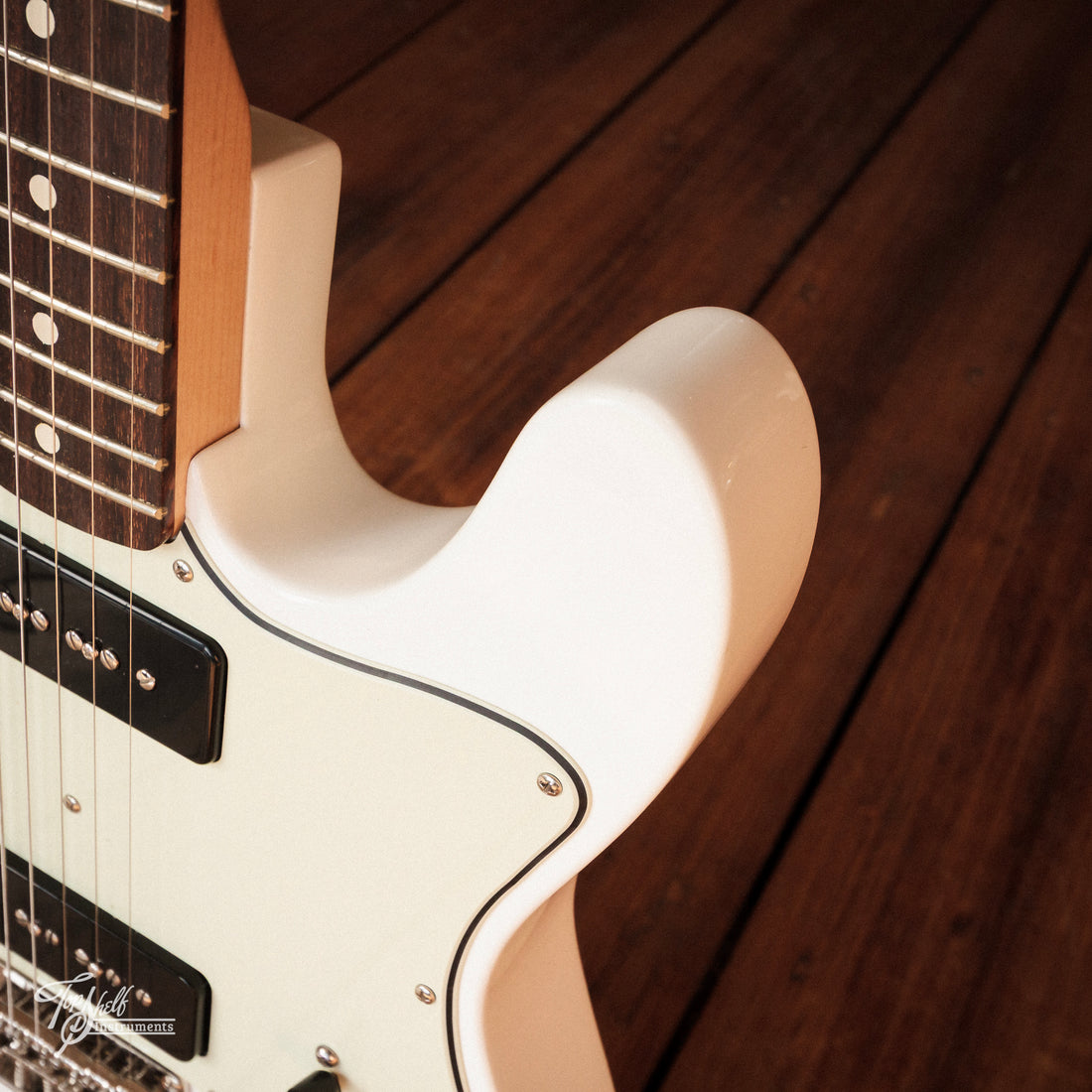 Fender Chris Shiflett Telecaster Deluxe Build P90s Olympic White 2026