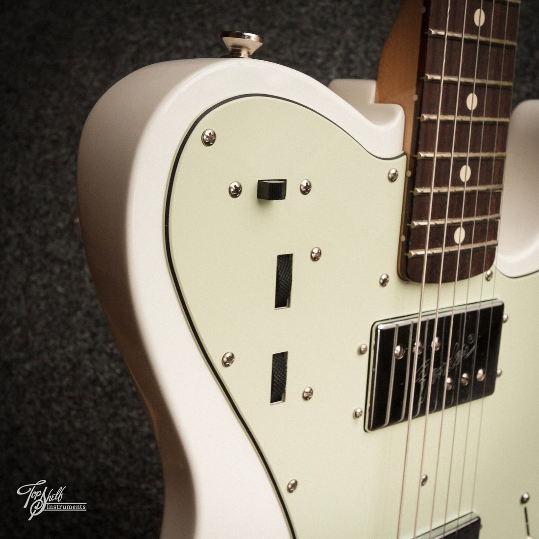 Fender Chris Shiflett Telecaster Deluxe Build WRHBs Olympic White 2024