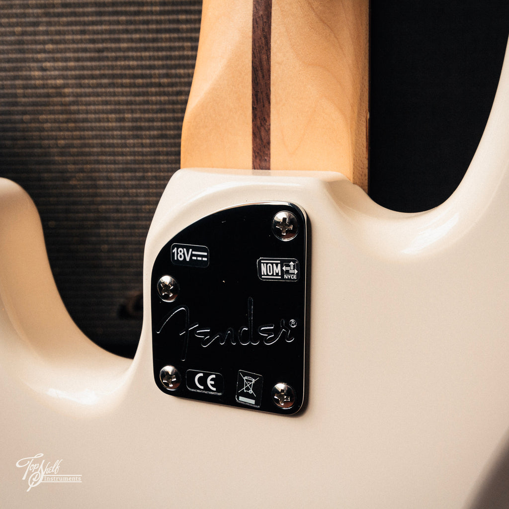 Fender Deluxe Active Jazz Bass Olympic White 2018