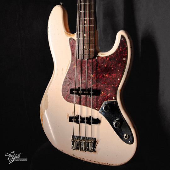 Fender Flea Jazz Bass Faded Shell Pink 2024