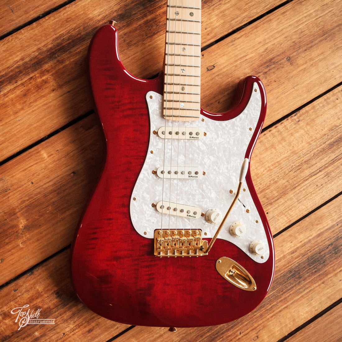 Fender Japan Richie Kotzen Stratocaster STR-RK Transparent Red Burst 2011