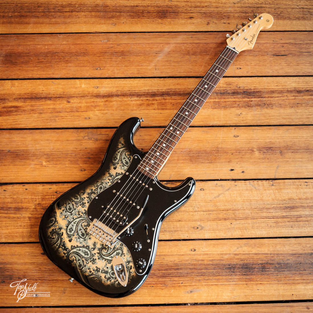 Fender Made in Japan Hybrid 60s Stratocaster HSS Black Paisley 2019