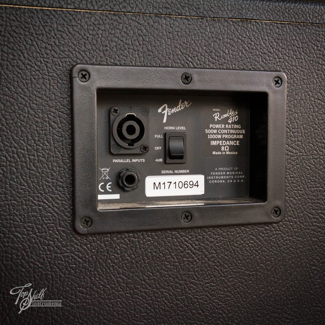 Fender Rumble 410 V3 Bass Speaker Cabinet