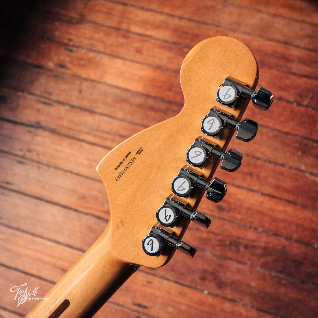 Fender Chris Shiflett Telecaster Deluxe Custom Build Shoreline Gold 2023