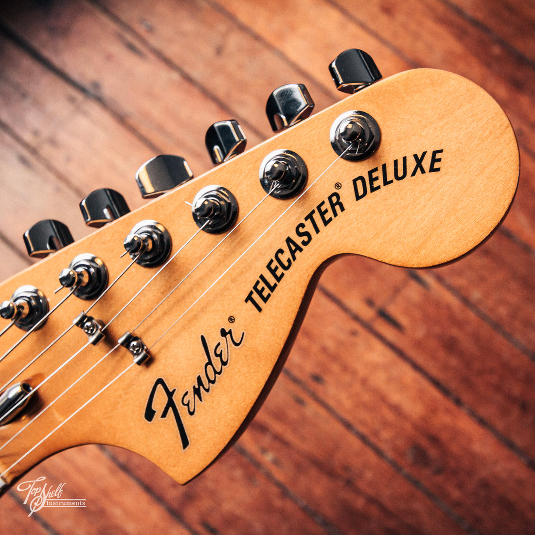 Fender Chris Shiflett Telecaster Deluxe Custom Build Shoreline Gold 2023