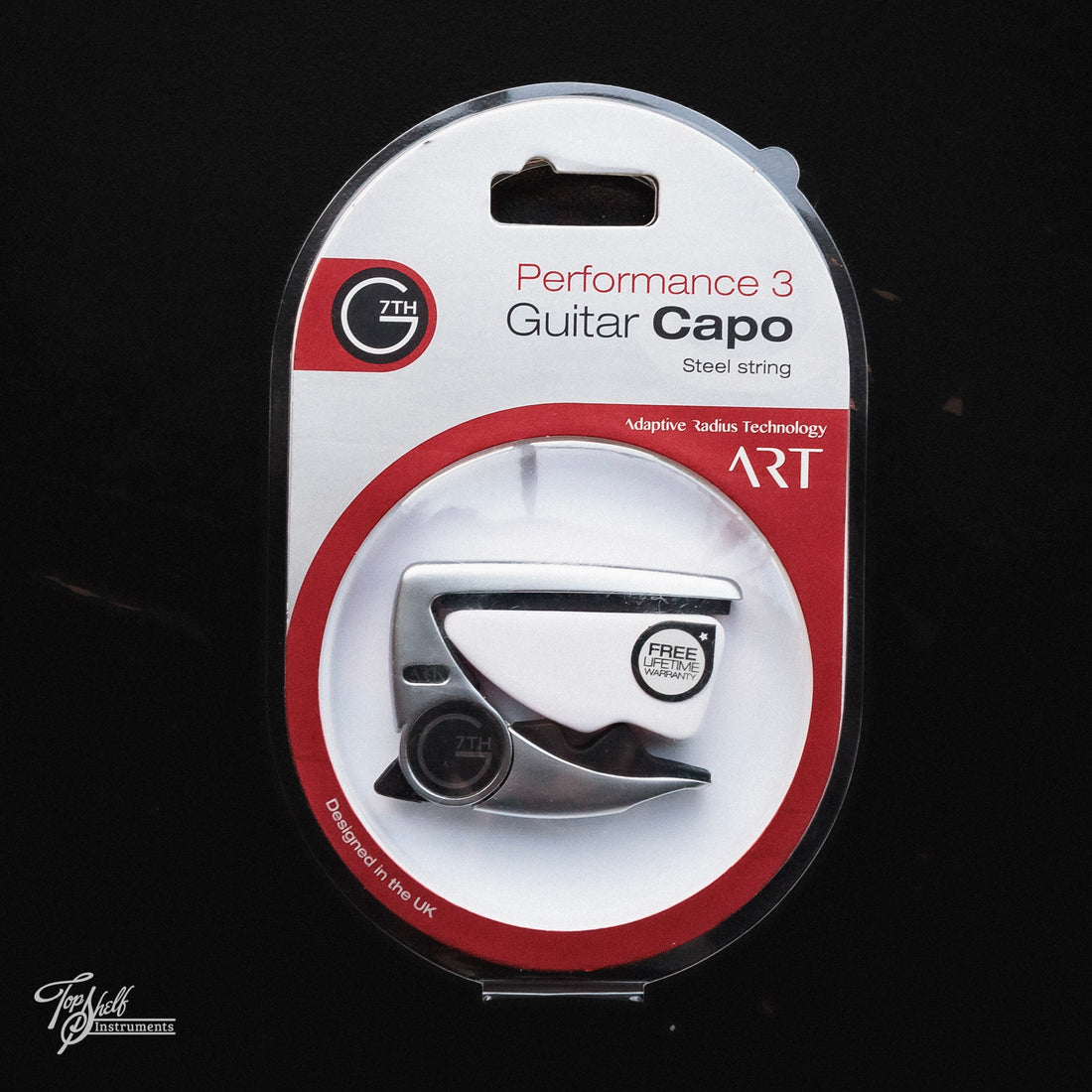 G7th Performance 3 Premium Guitar Capo Silver