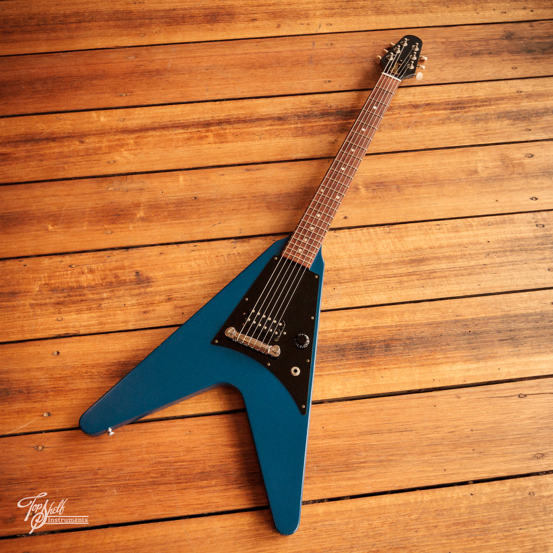 Gibson Melody Maker Flying V Satin Blue 2011