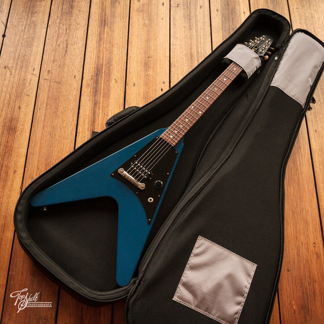 Gibson Melody Maker Flying V Satin Blue 2011