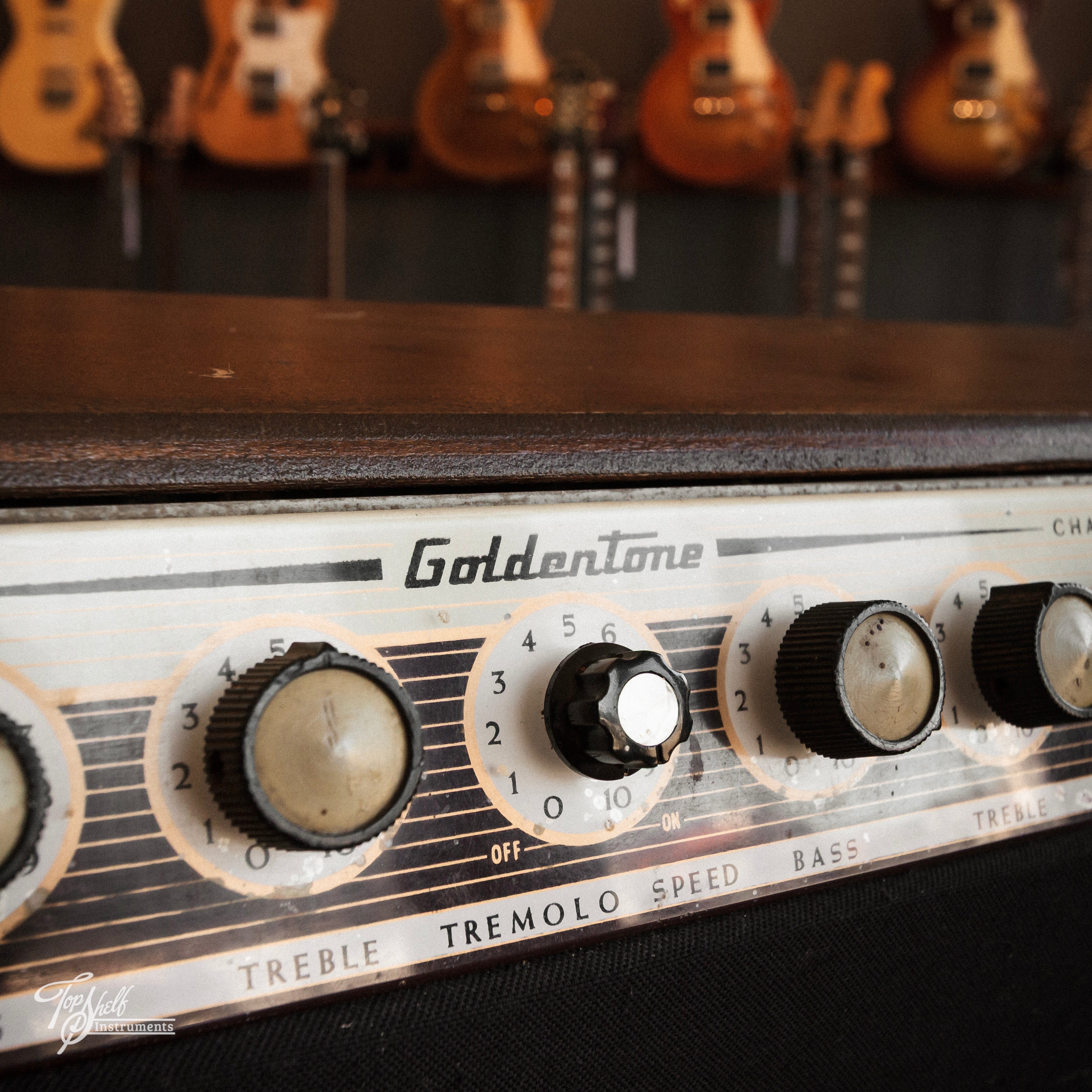 Goldentone 1759 60w Piggyback Amplifier Head – Topshelf Instruments
