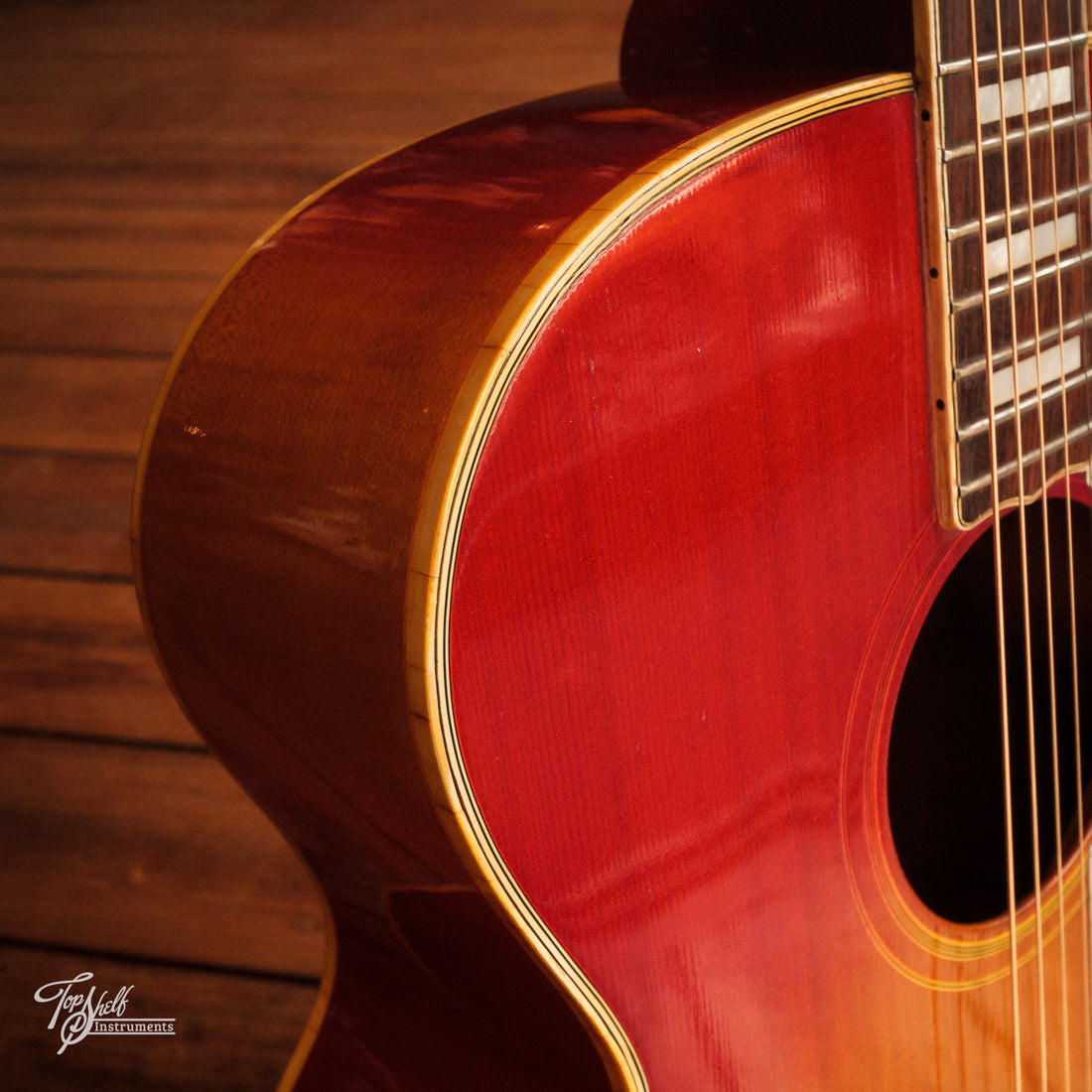 Greco G-404 Jumbo Acoustic Cherrry Sunburst 1974