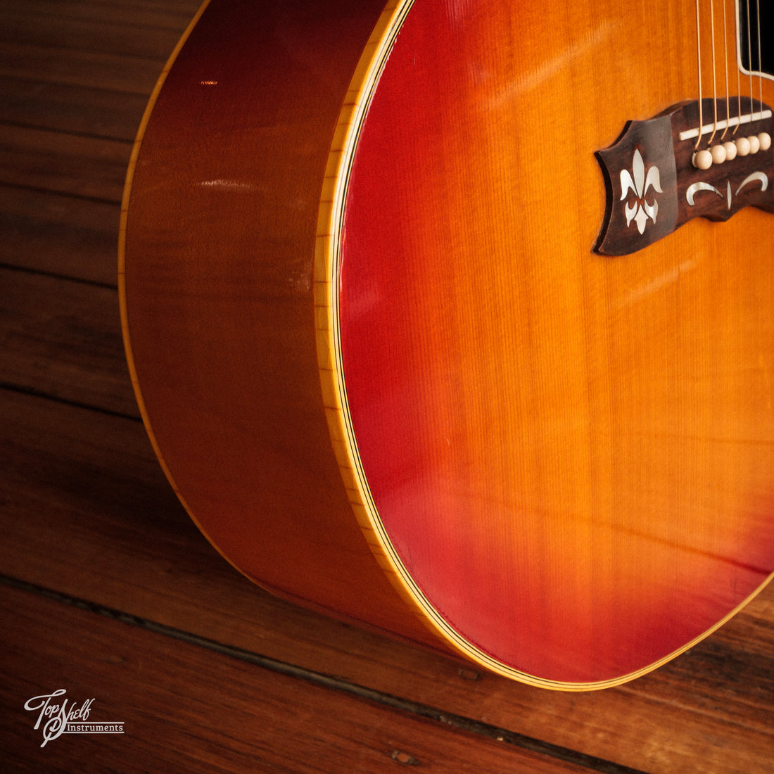 Greco G-404 Jumbo Acoustic Cherrry Sunburst 1974