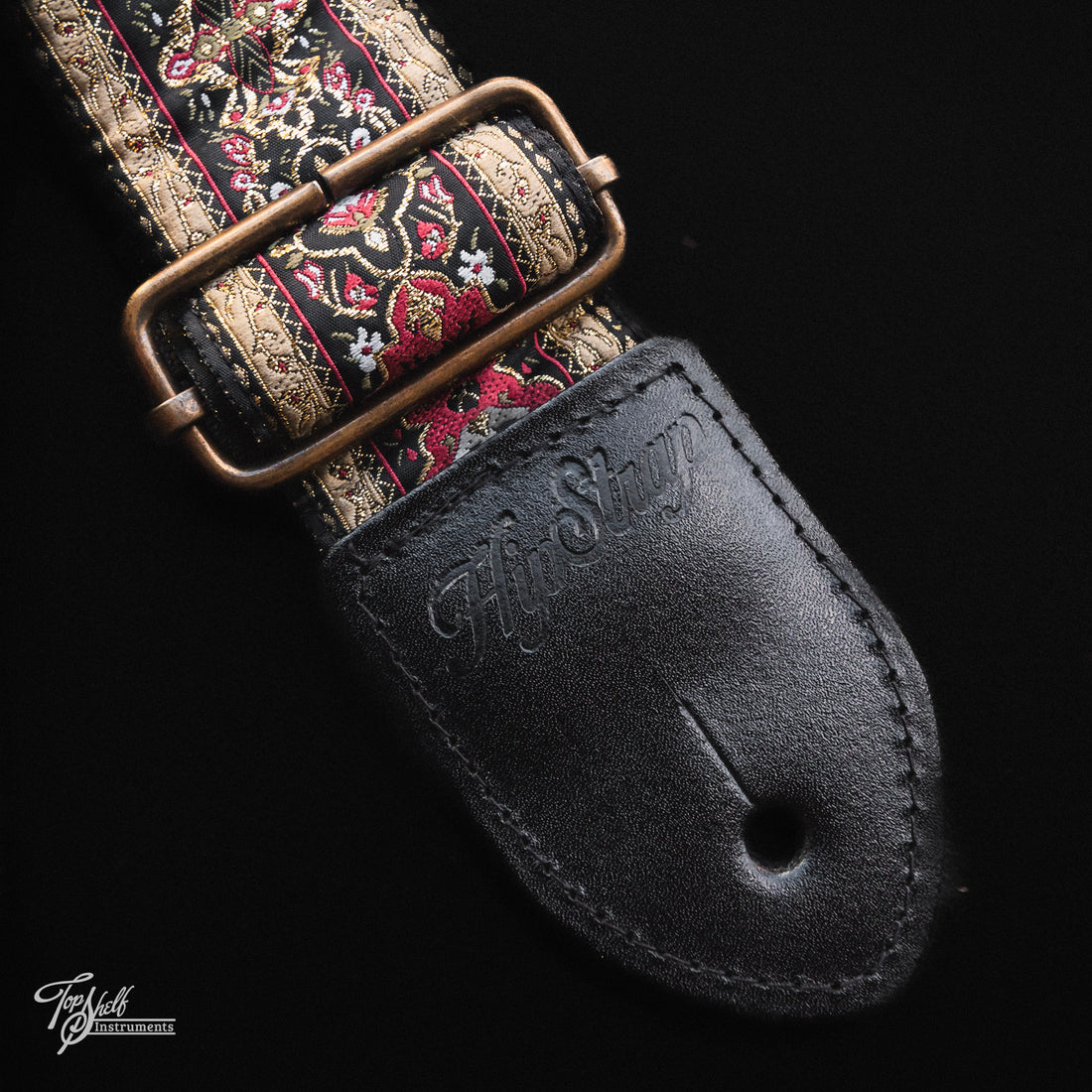 HipStrap Vintage Style Jacquard Embroidered Guitar Strap - Ararat