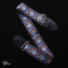 HipStrap Vintage Style Jacquard Embroidered Guitar Strap - Purple Haze