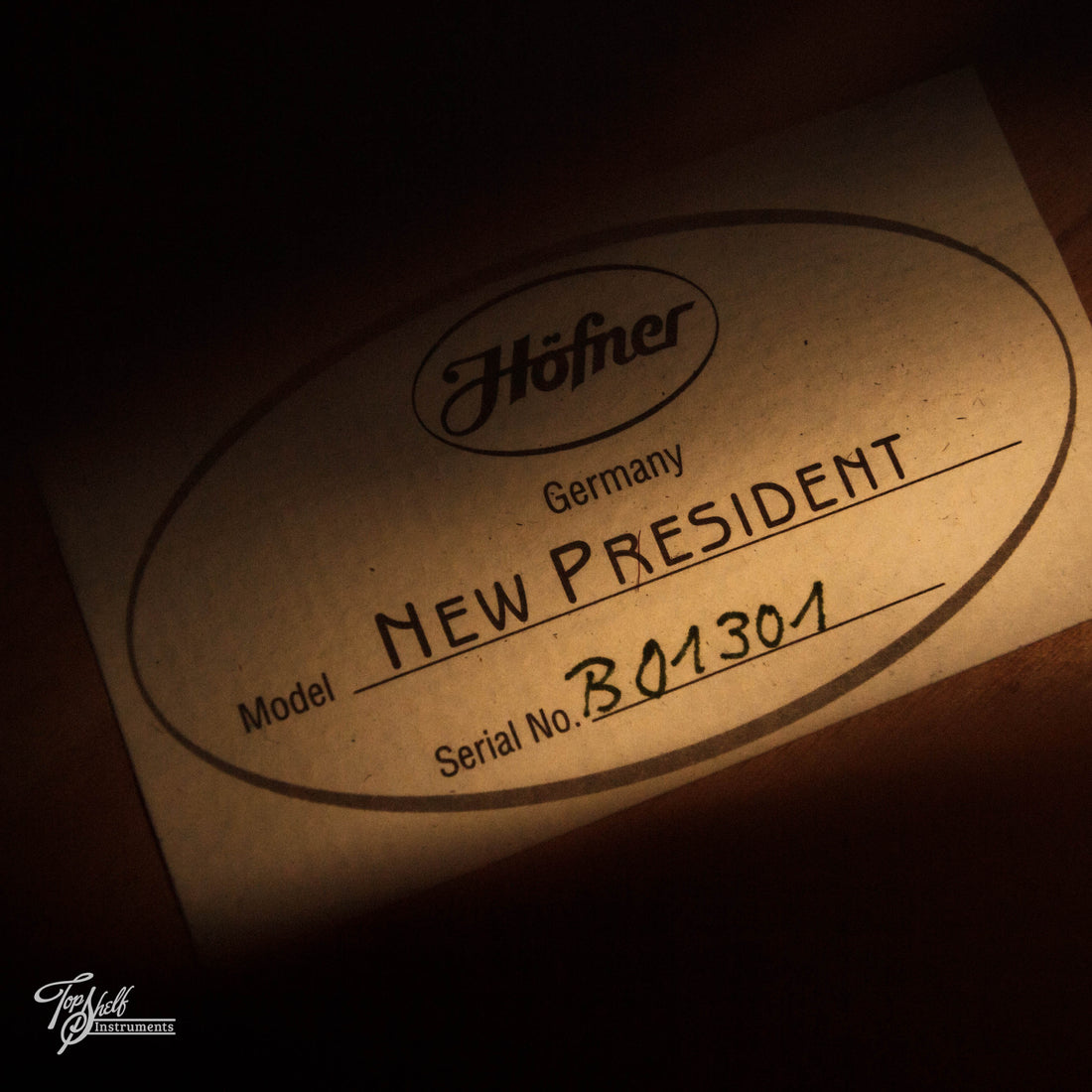 Hofner New President Natural Gloss 2003