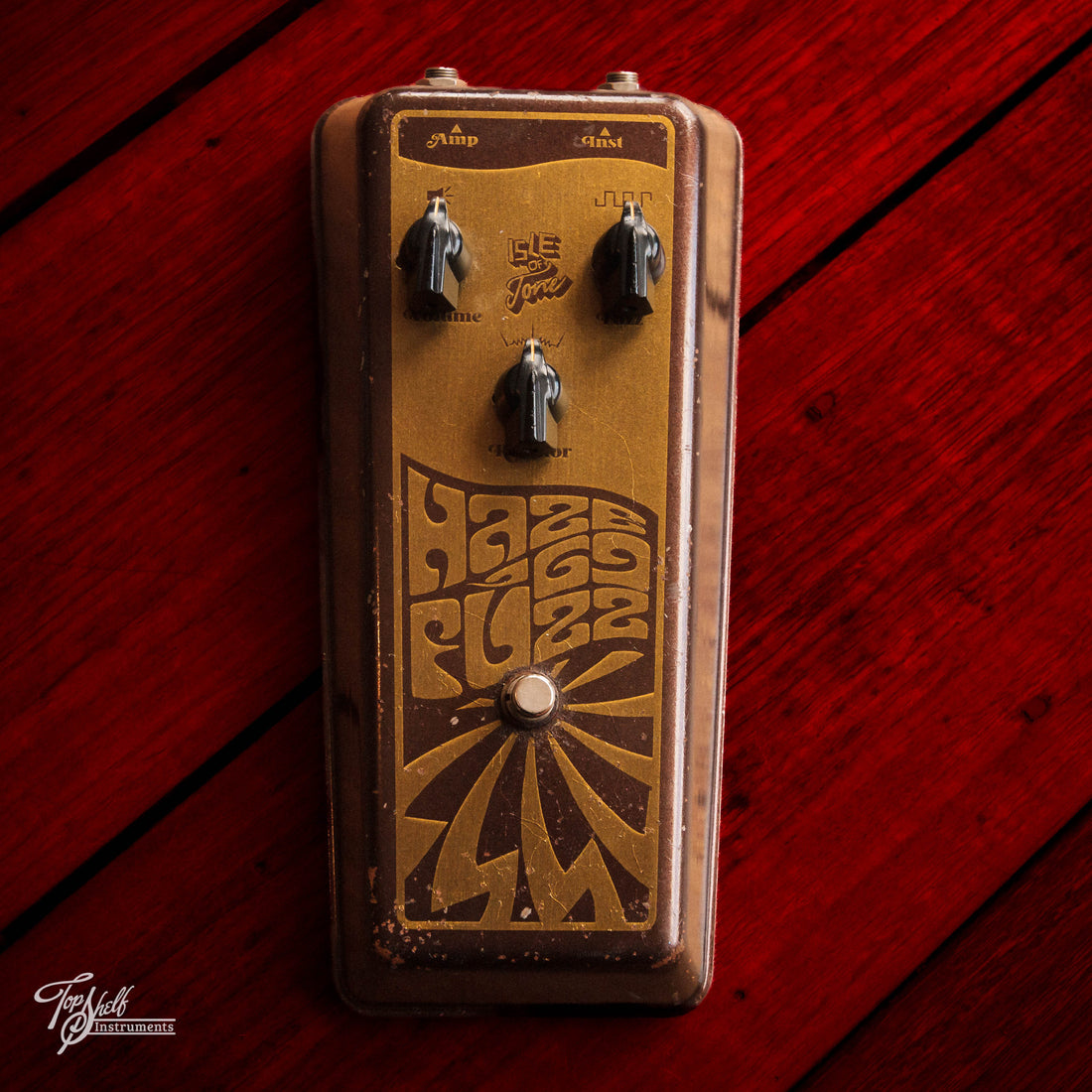 Isle of Tone Haze '69 Fuzz Pedal Brown/Gold 2021 – Topshelf Instruments