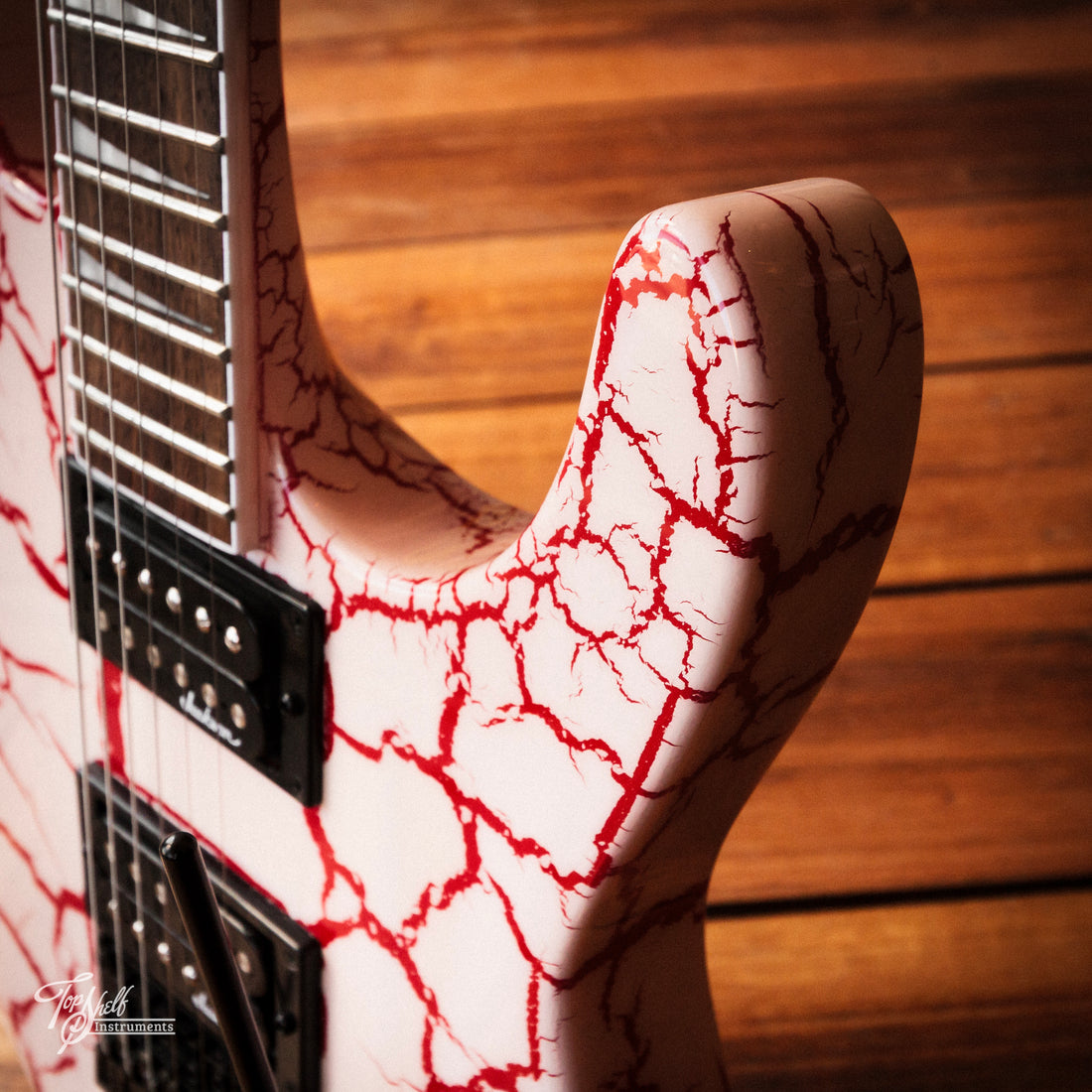 Jackson X Series Soloist SLX DX Bloodshot Crackle 2024