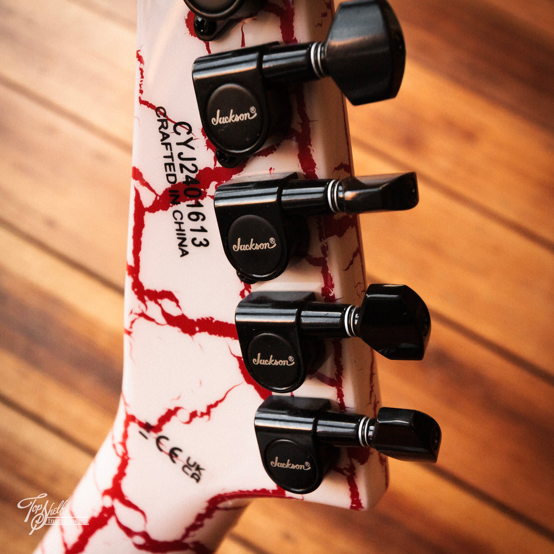 Jackson X Series Soloist SLX DX Bloodshot Crackle 2024