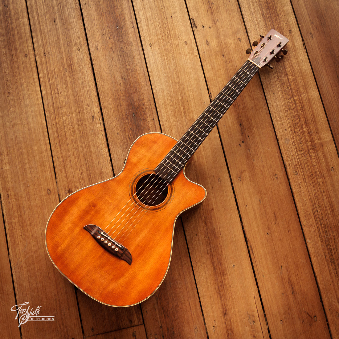K.Yairi FY-5EC Travel Size Acoustic/Electric Amber 1990