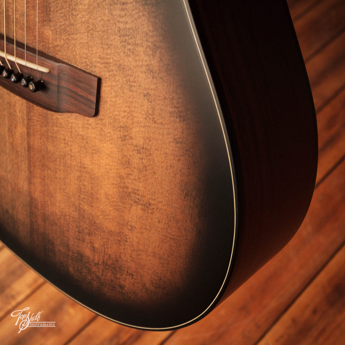 K.Yairi SRF-OV2 Parlour Acoustic Vintage Black Burst 2021
