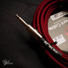 Kirlin 20FT/6M Instrument Cable ST/ST - Fishnet Red