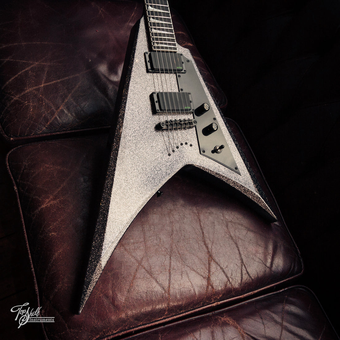 LTD Kirk Hammett KH-V Black Sparkle 2023