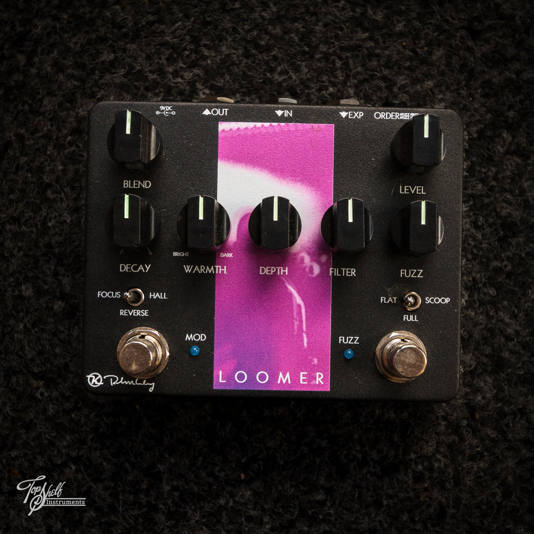 keeley loomer pedal Keeley Electronics Loomer Reverb/Fuzz Pedal – Topshelf Instruments