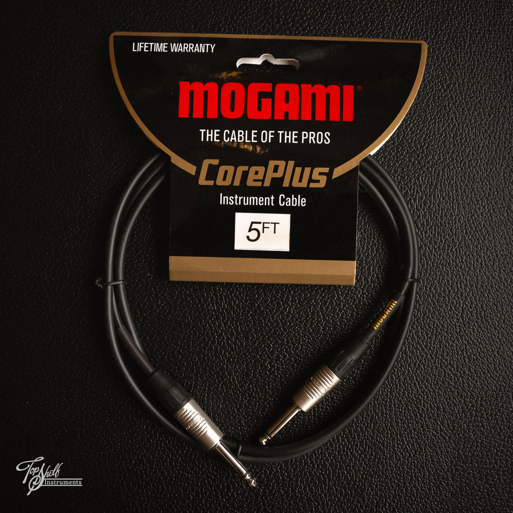 Mogami CorePlus Instrument Cable 5FT ST/ST