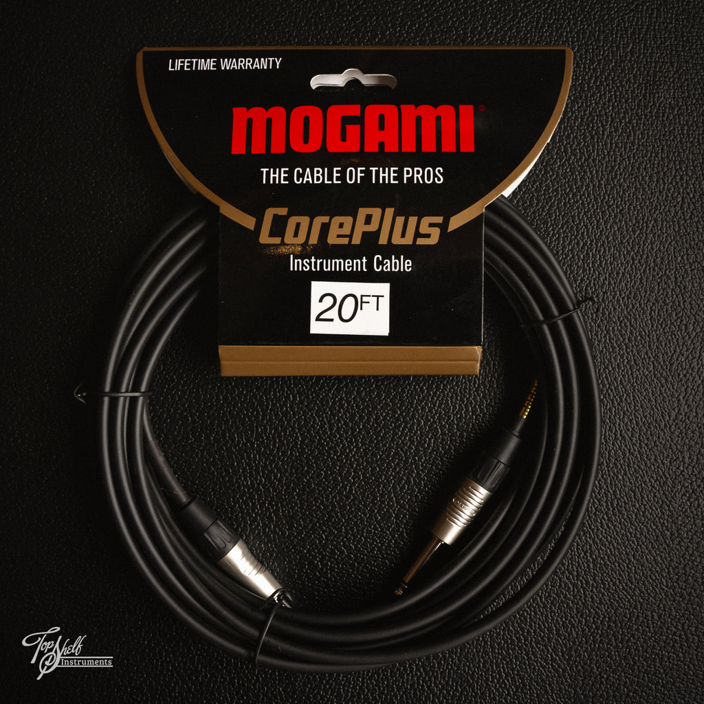 Mogami CorePlus Instrument Cable 20FT ST/ST