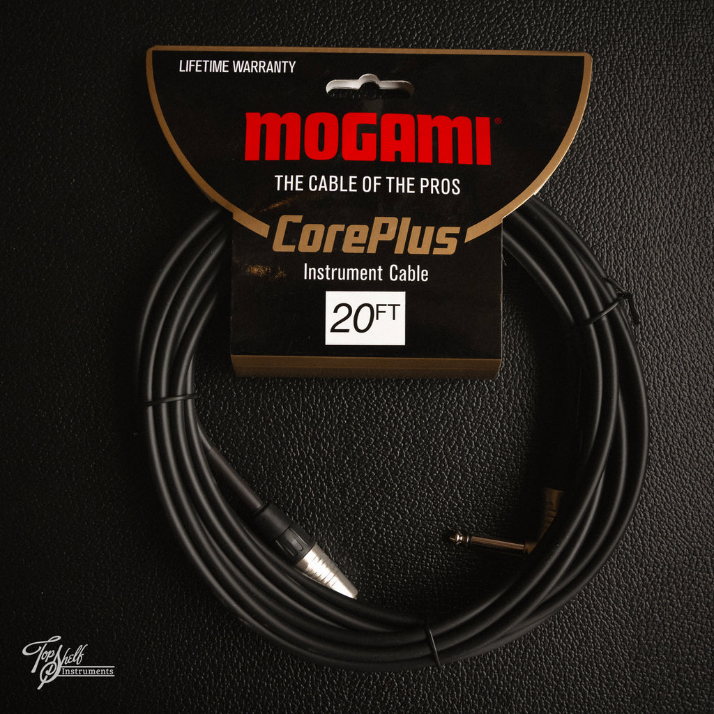 Mogami CorePlus Instrument Cable 20FT ST/RA