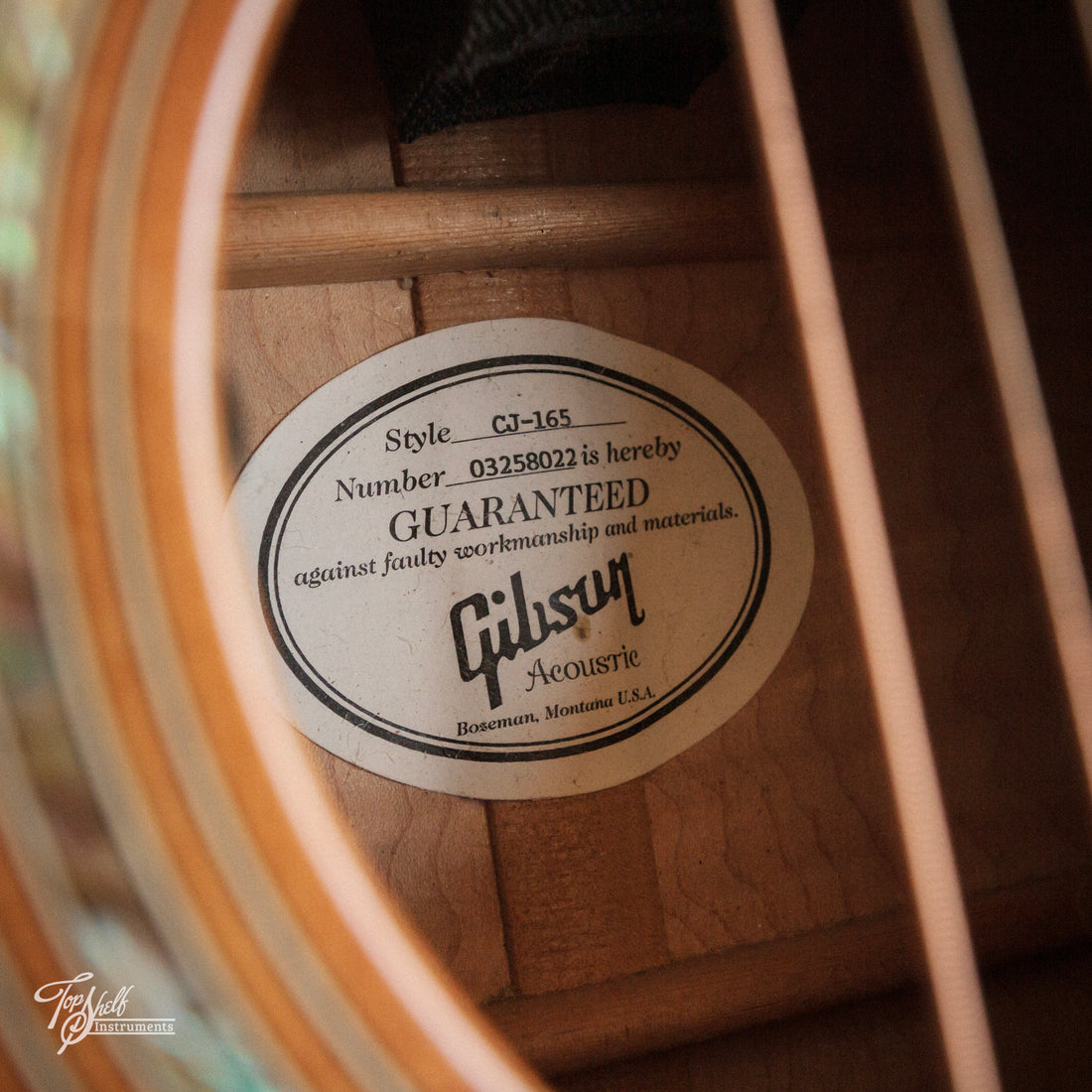 Gibson CJ-165 Acoustic/Electric 2008