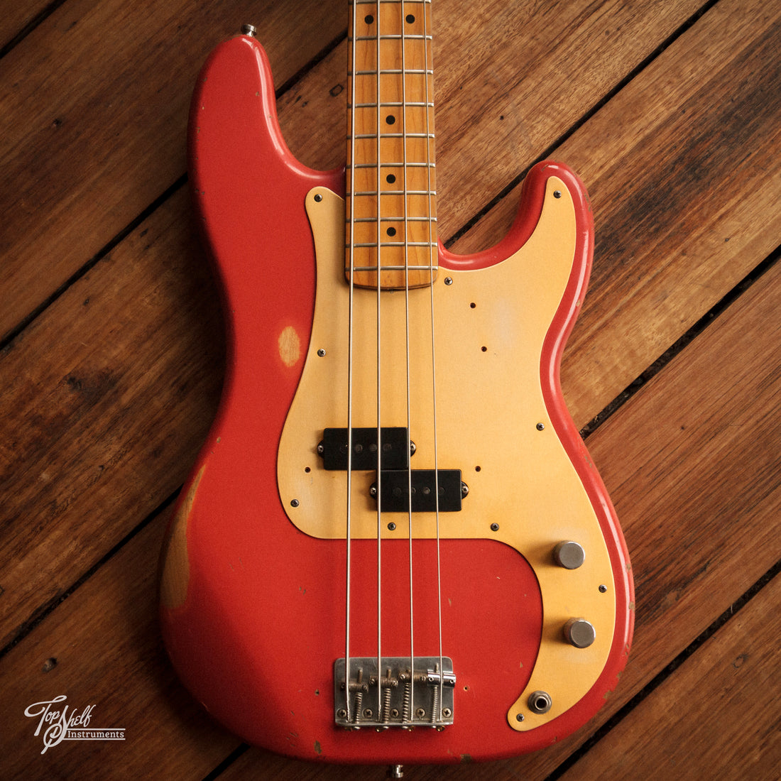 Fender Roadworn '50s Precision Bass Fiesta Red 2009