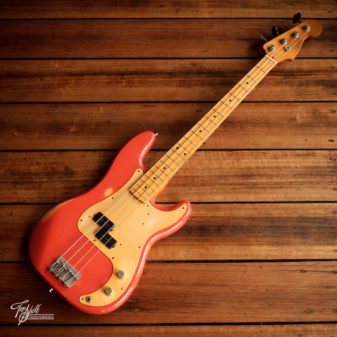 Fender Roadworn '50s Precision Bass Fiesta Red 2009
