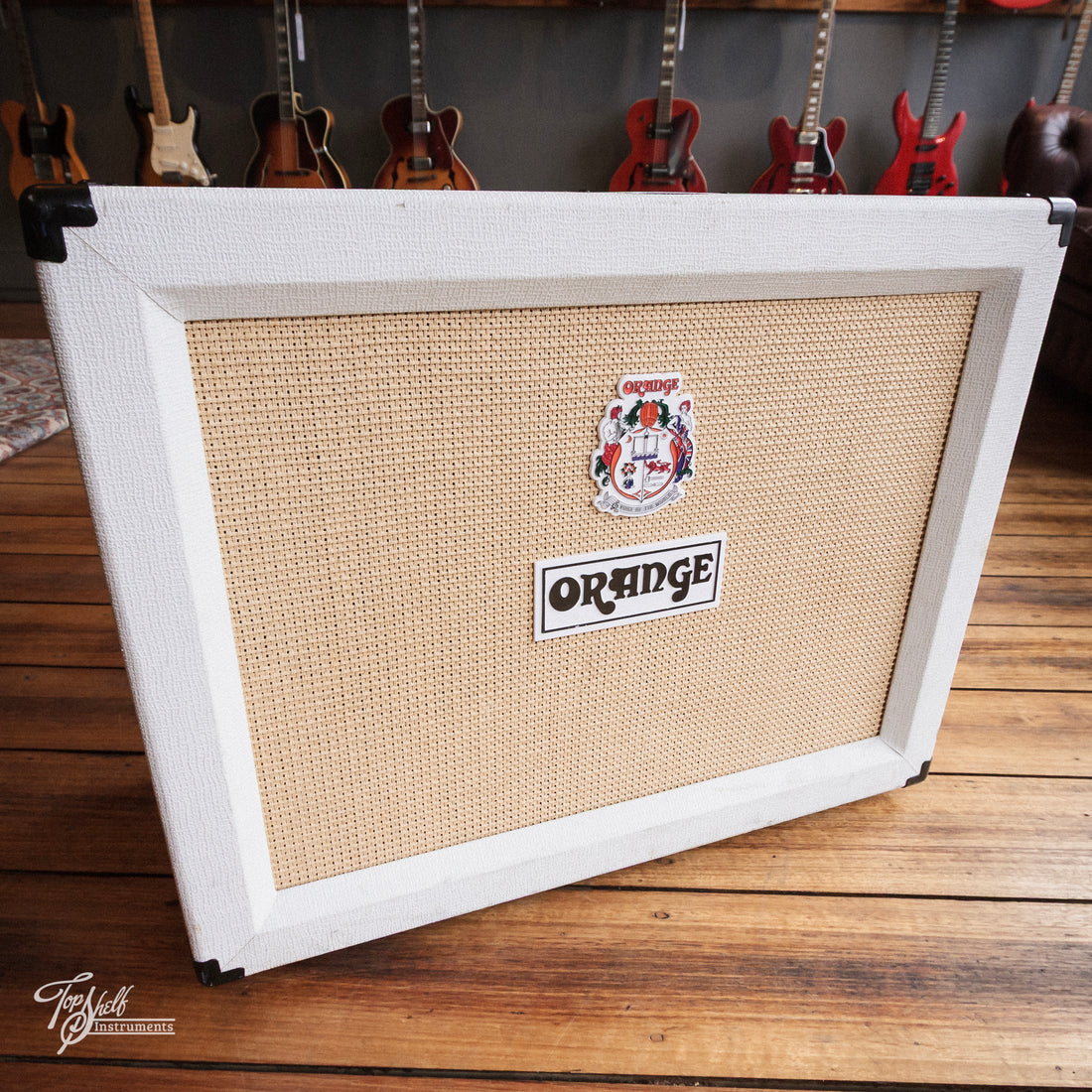 Orange Crush Pro 120 2x12" 120W Stack Limited Edition White 2019
