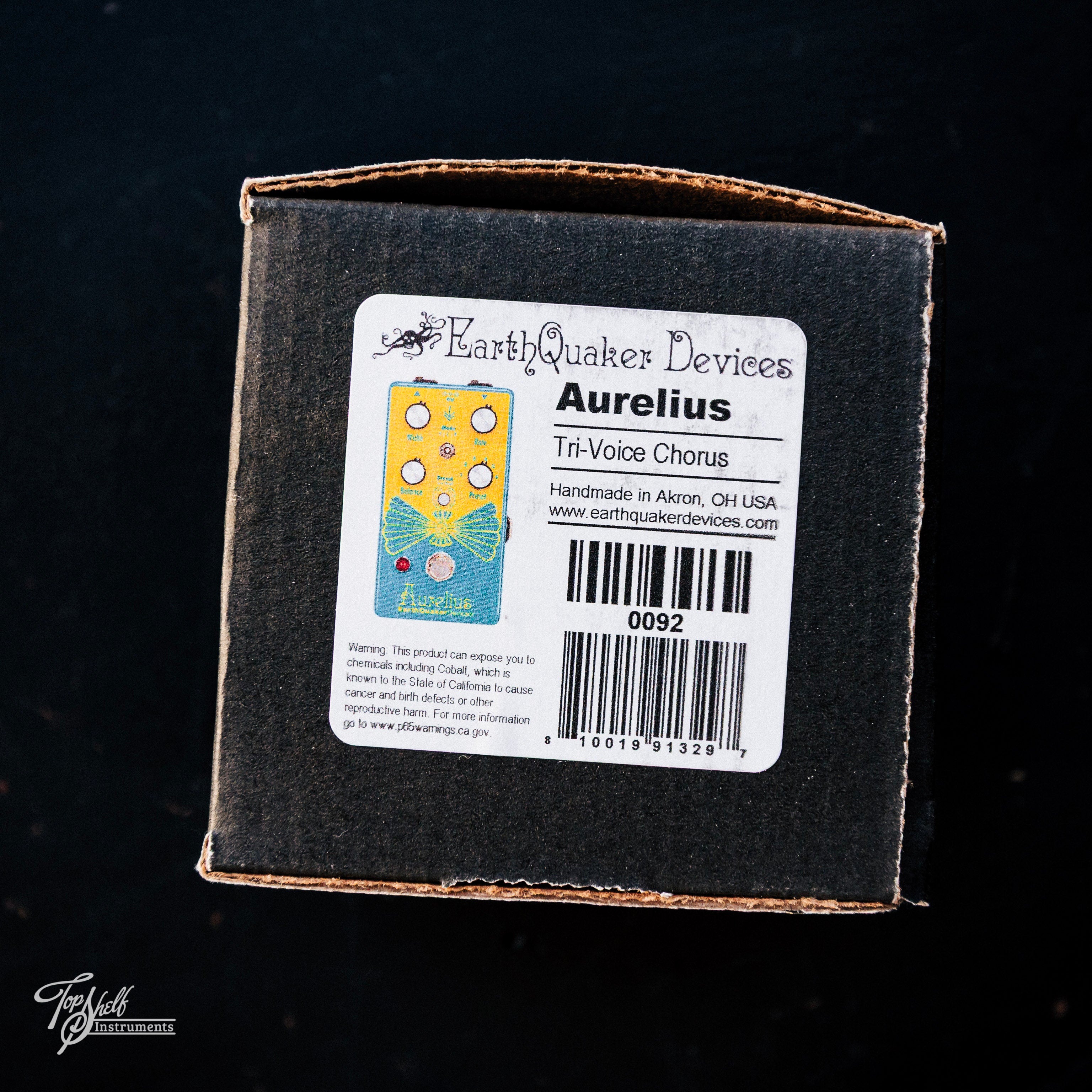 EarthQuaker Devices Aurelius Tri-Voice Chorus Pedal – Topshelf Instruments