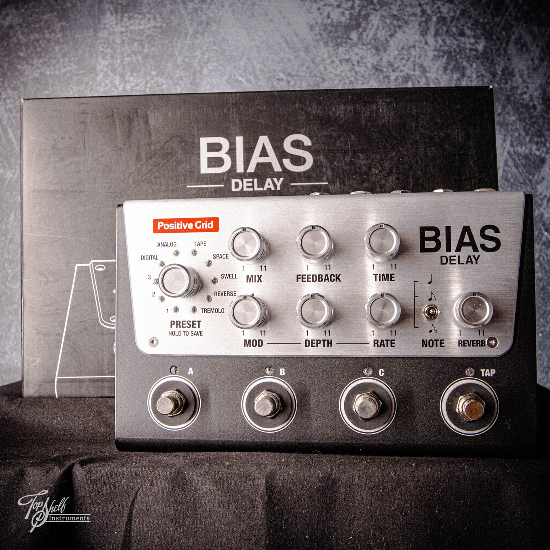 positive grid bias pedal Positive Grid Bias Delay Pedal – Topshelf Instruments