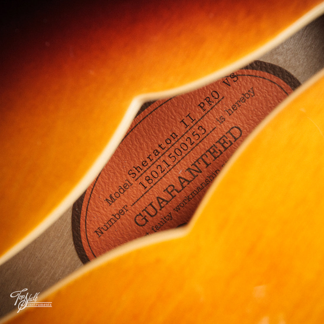 Epiphone Sheraton II Pro Vintage Sunburst 2018