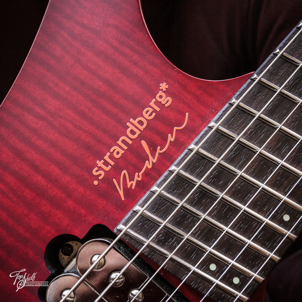 Strandberg Boden Fusion NX 6 Alex Machacek Transparent Red 2021 ...