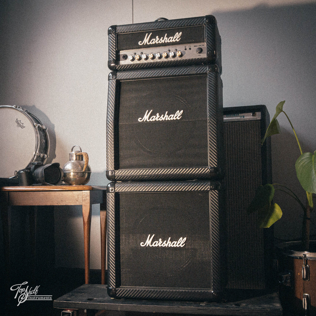 Marshall MG Carbon Fiber 15-Watt Mini Stack Guitar Amp – Topshelf ...