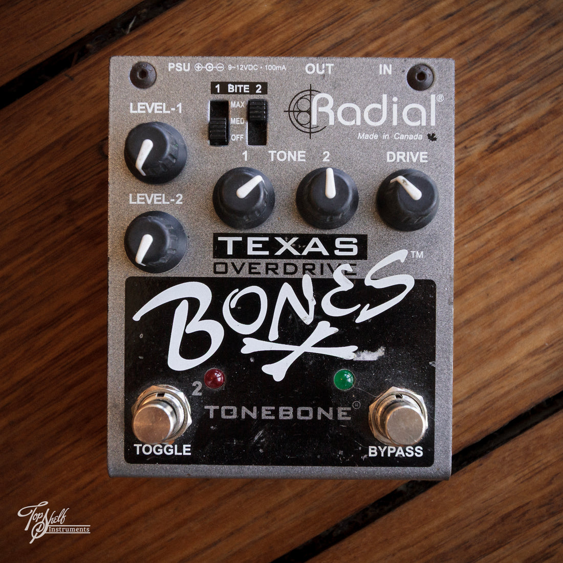 Radial Bones Texas Overdrive Pedal