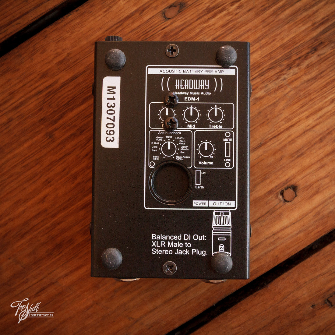 Headway EDM-1 Sheer Acoustic Preamp/DI