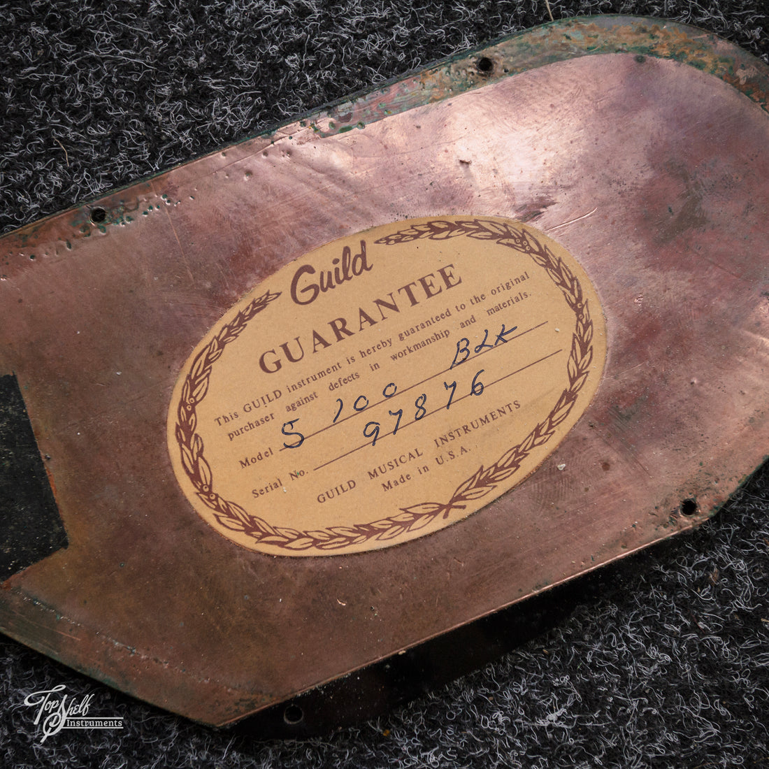 Guild S-100 Black 1974