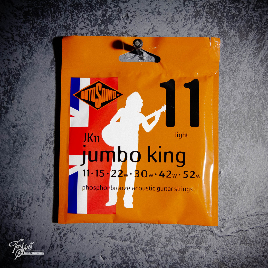 RotoSound JK11 Jumbo King 11-52 Light Phosphor Bronze Acoustic Guitar Strings