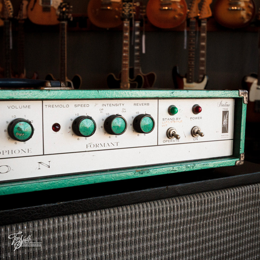 Maton Starline Amp Head Green 1968