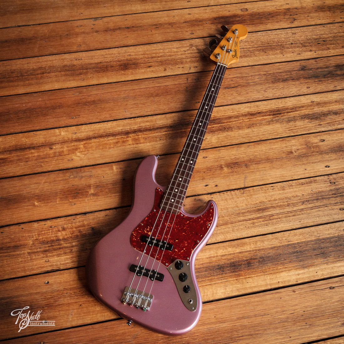 Fender Japan Classic 60s Jazz Bass Burgundy Mist Metallic 2015