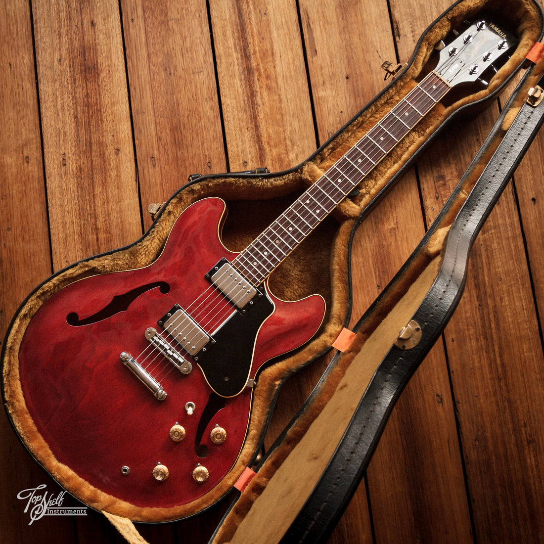 Yamaha SA700 Super Axe Persimmon Red 1978