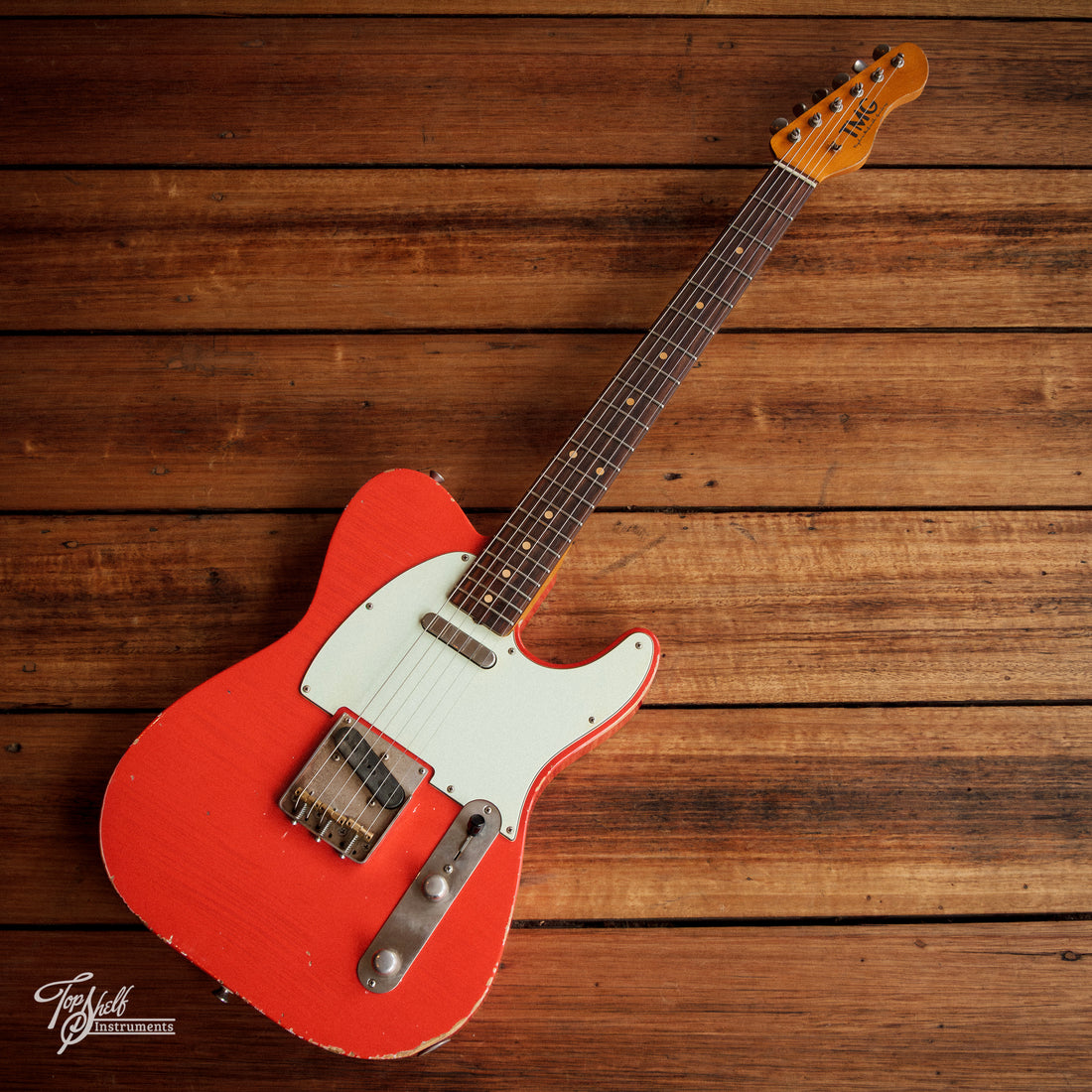 TMG Guitar Co Gatton Aged Fiesta Red 2014