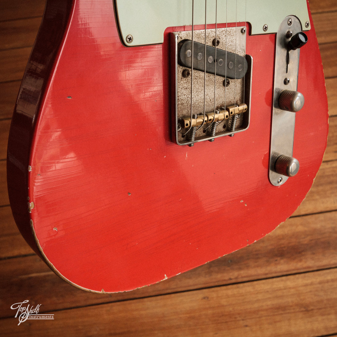 TMG Guitar Co Gatton Aged Fiesta Red 2014