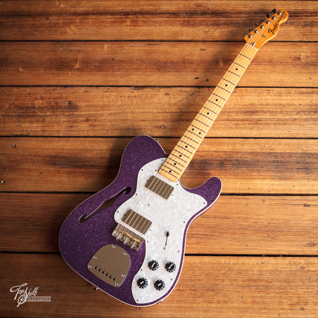 Fender Telecaster Thinline Build Purple Sparkle 2025