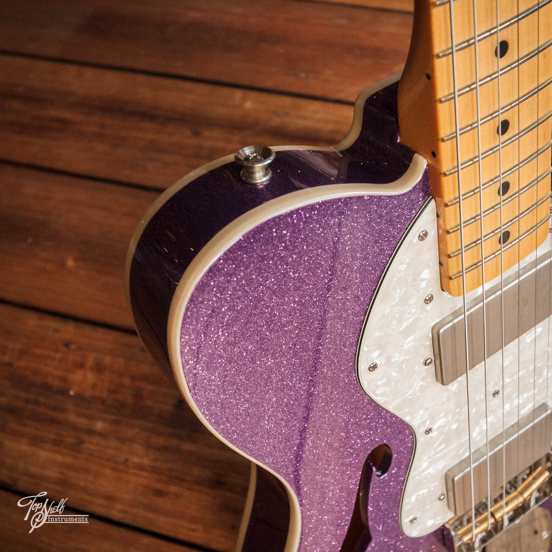Fender Telecaster Thinline Build Purple Sparkle 2025