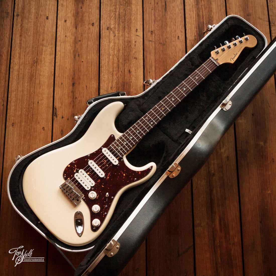 Fender American Deluxe Stratocaster HSS Olympic Pearl 2006